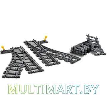 Конструктор LEGO City 60238 Железнодорожные стрелки картинка 6